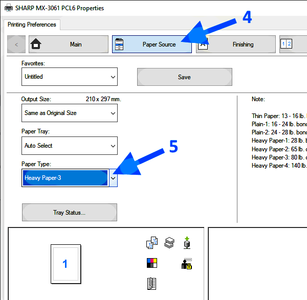 Print Properties